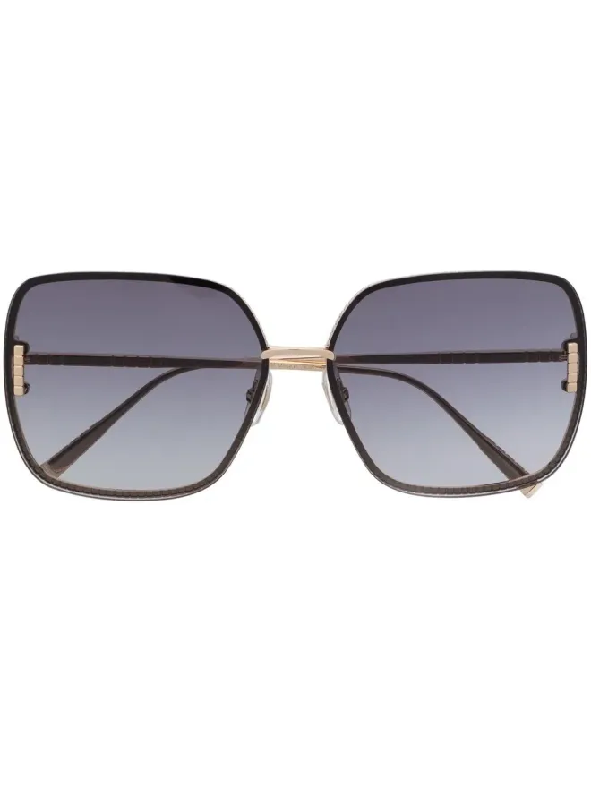 Chopard Eyewear Chopard Eyewear スクエアフレーム ティンテッド サングラスの商品画像