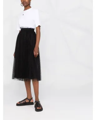 RED Valentino プリーツスカート（ブラック） - サムネイル4