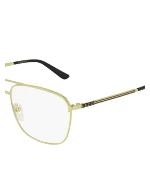 Gucci Eyewear パイロットフレーム ツートーン眼鏡（ゴールド） - サムネイル2