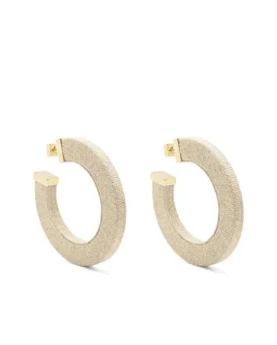 Jacquemus 大きなファブリックフープピアス - サムネイル1