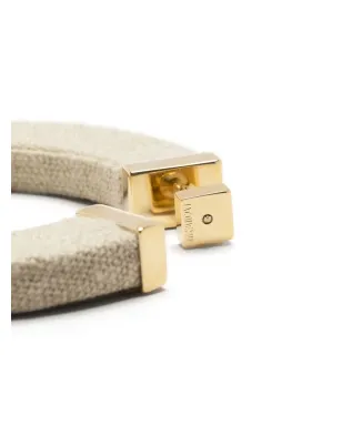 Jacquemus 大きなファブリックフープピアス - サムネイル3