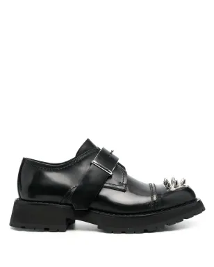 Alexander McQueen スタッズ付きトゥキャップモンクシューズ - サムネイル1