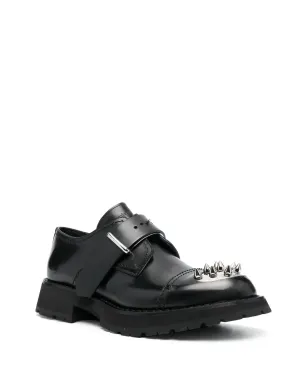 Alexander McQueen スタッズ付きトゥキャップモンクシューズ - サムネイル2