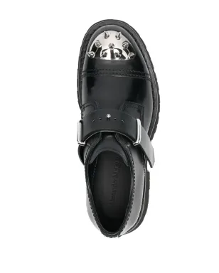 Alexander McQueen スタッズ付きトゥキャップモンクシューズ - サムネイル4
