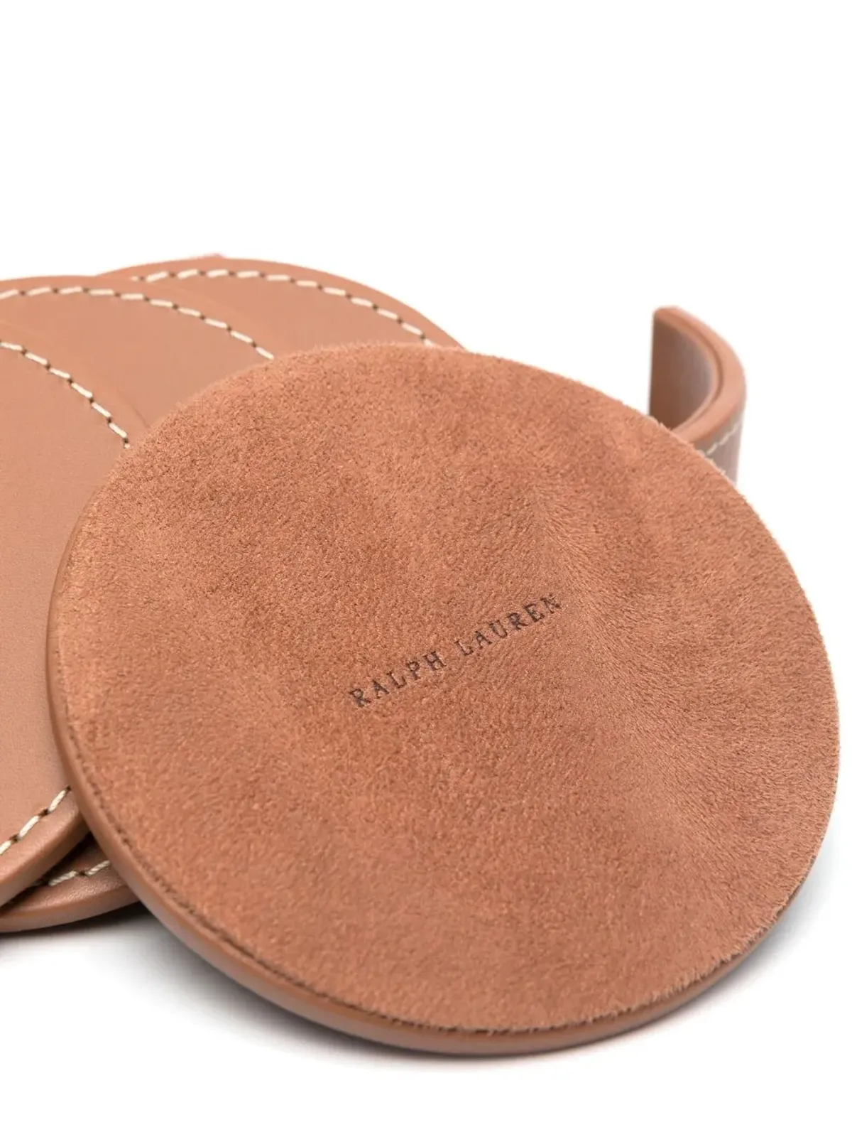 Ralph Lauren Home Wyatt レザー コースター - 画像2