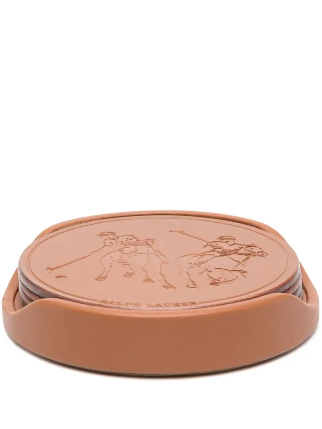 Ralph Lauren Home Ralph Lauren Home Garrett レザーコースターの商品画像