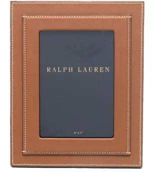 Ralph Lauren Home Brennan レザー写真立て（ブラウン） - サムネイル1