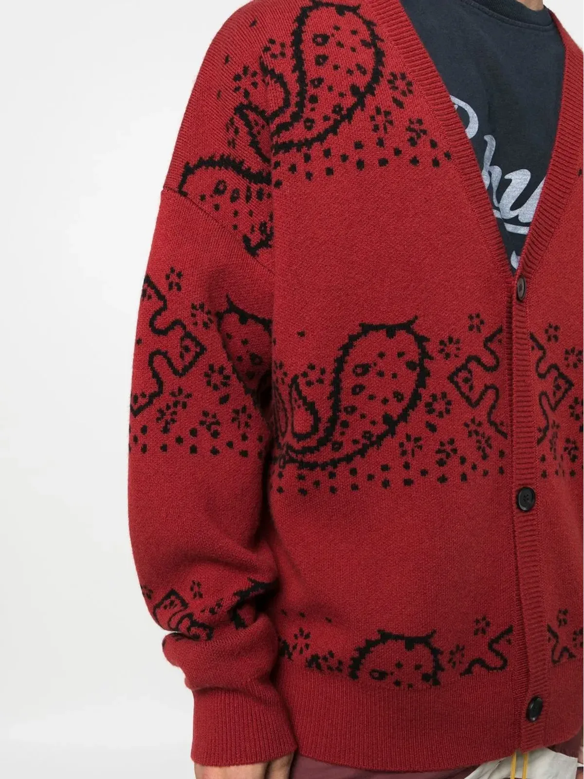 RHUDE バンダナ柄ジャカード カーディガン - 画像5