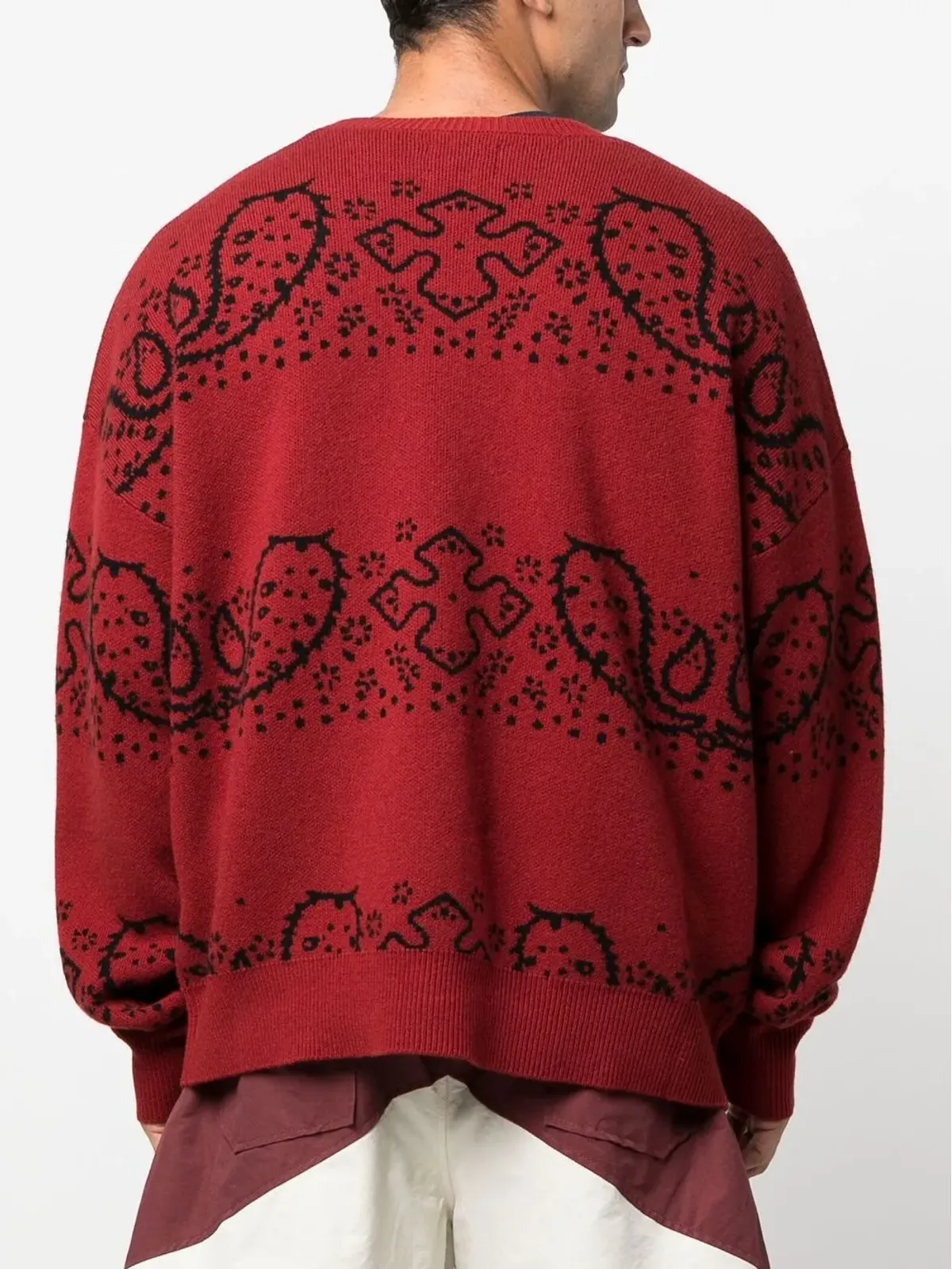 RHUDE バンダナ柄ジャカード カーディガン - 画像4