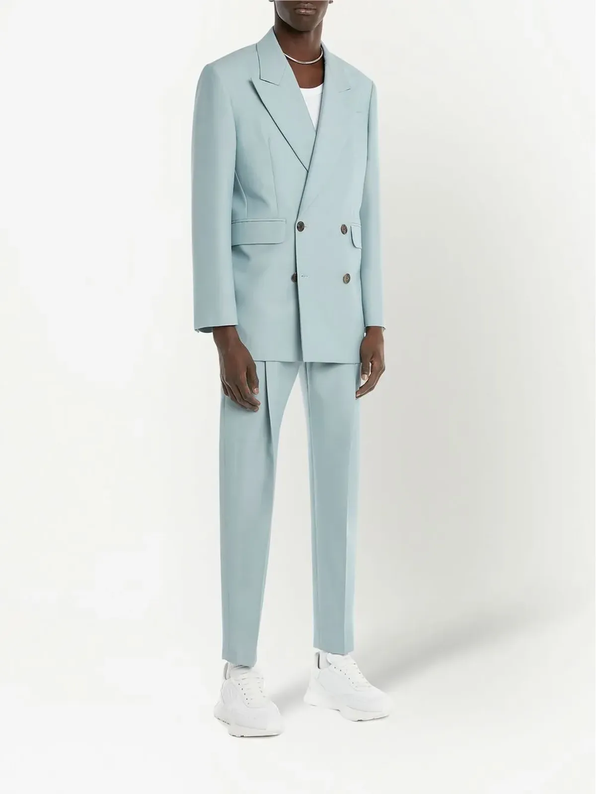 Alexander McQueen ダブルブレスト テーラードジャケット - 画像3