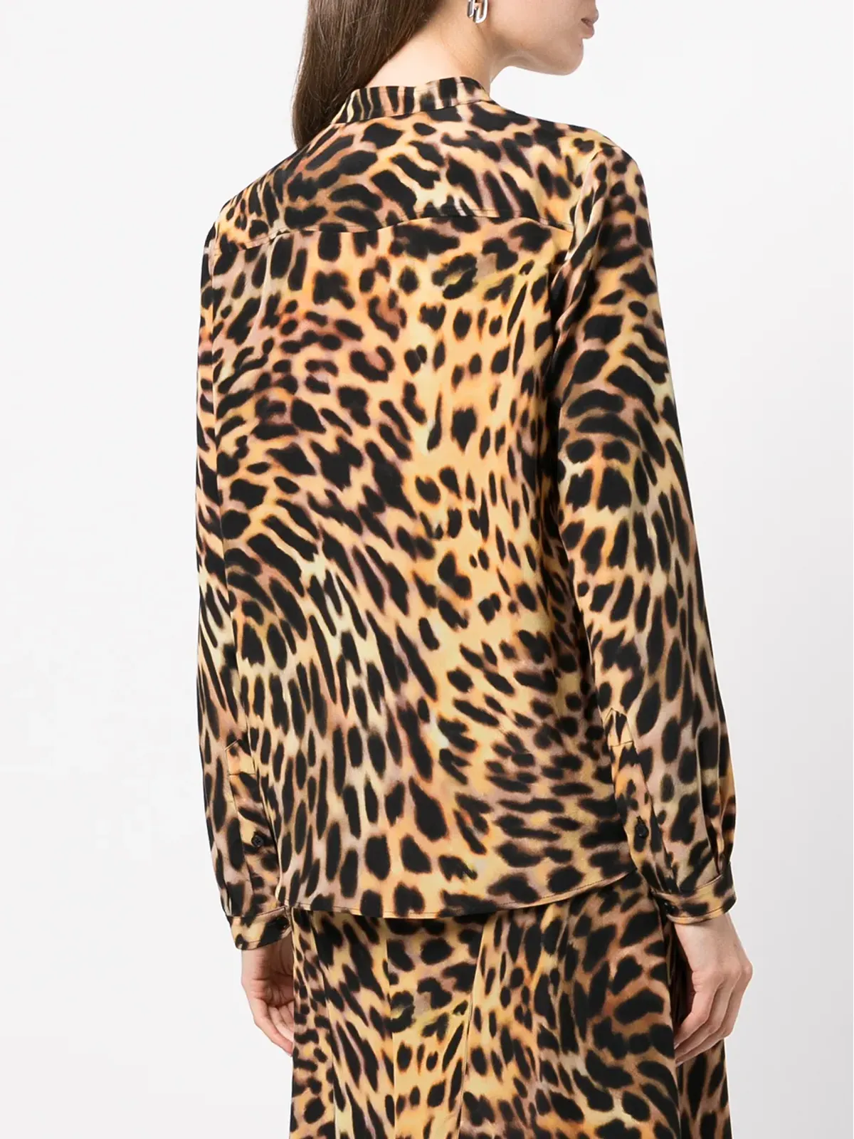 Stella McCartney チーター柄シルクシャツ - 画像4