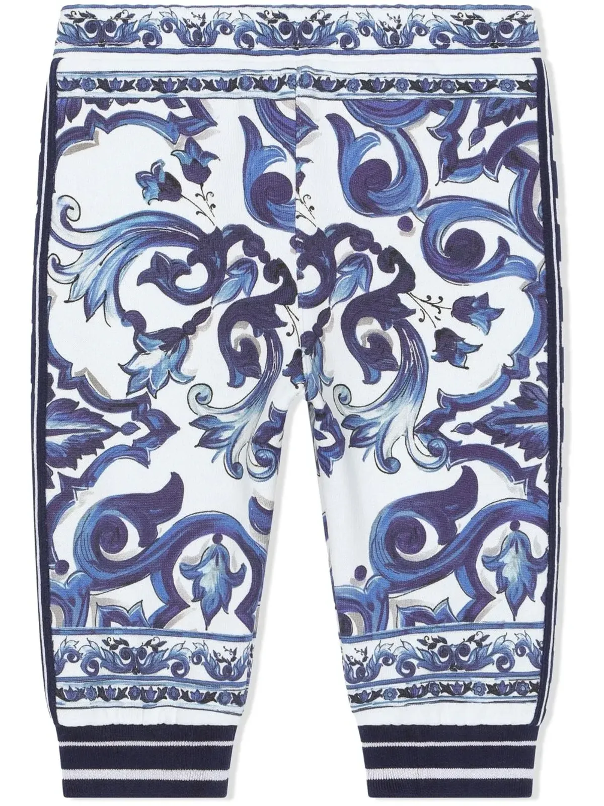 Dolce & Gabbana Kids マジョリカプリント トラックパンツ - 画像2