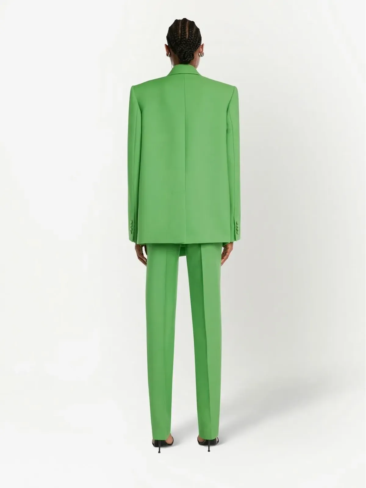 Alexander McQueen ダブルブレスト ドロップヘム ブレザー - 画像4
