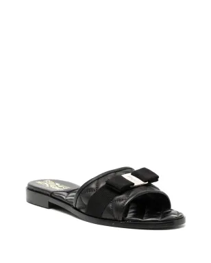 Ferragamo ヴァラ ボウ キルテッド スライド - サムネイル2