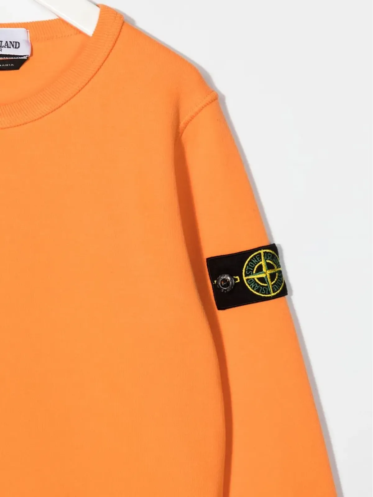 Stone Island Junior ロゴパッチ クルーネック スウェットシャツ - 画像3
