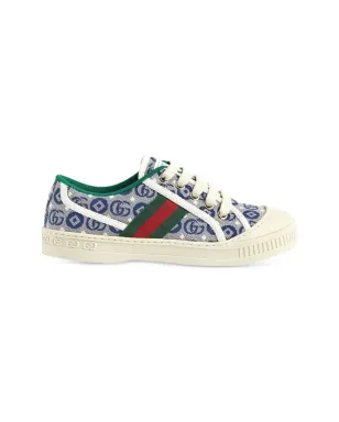 Gucci Kids 1977 テニス ジャカード柄スニーカー - Blue - サムネイル5