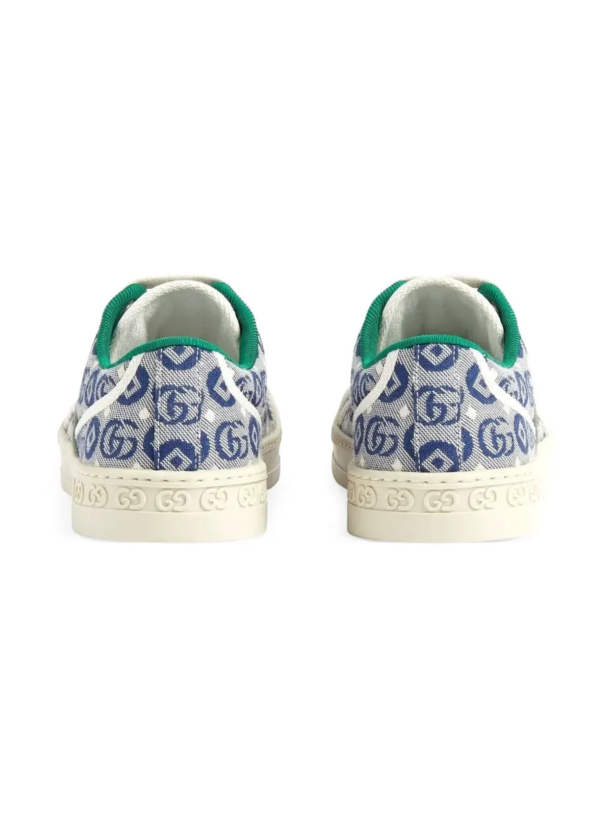 Gucci Kids 1977 テニス ジャカード柄スニーカー - Blue - 画像3