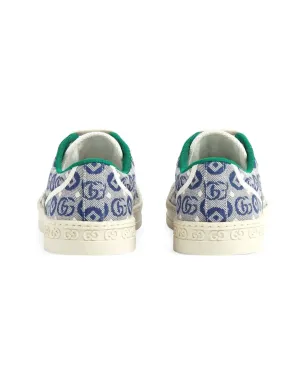 Gucci Kids 1977 テニス ジャカード柄スニーカー - Blue - サムネイル3