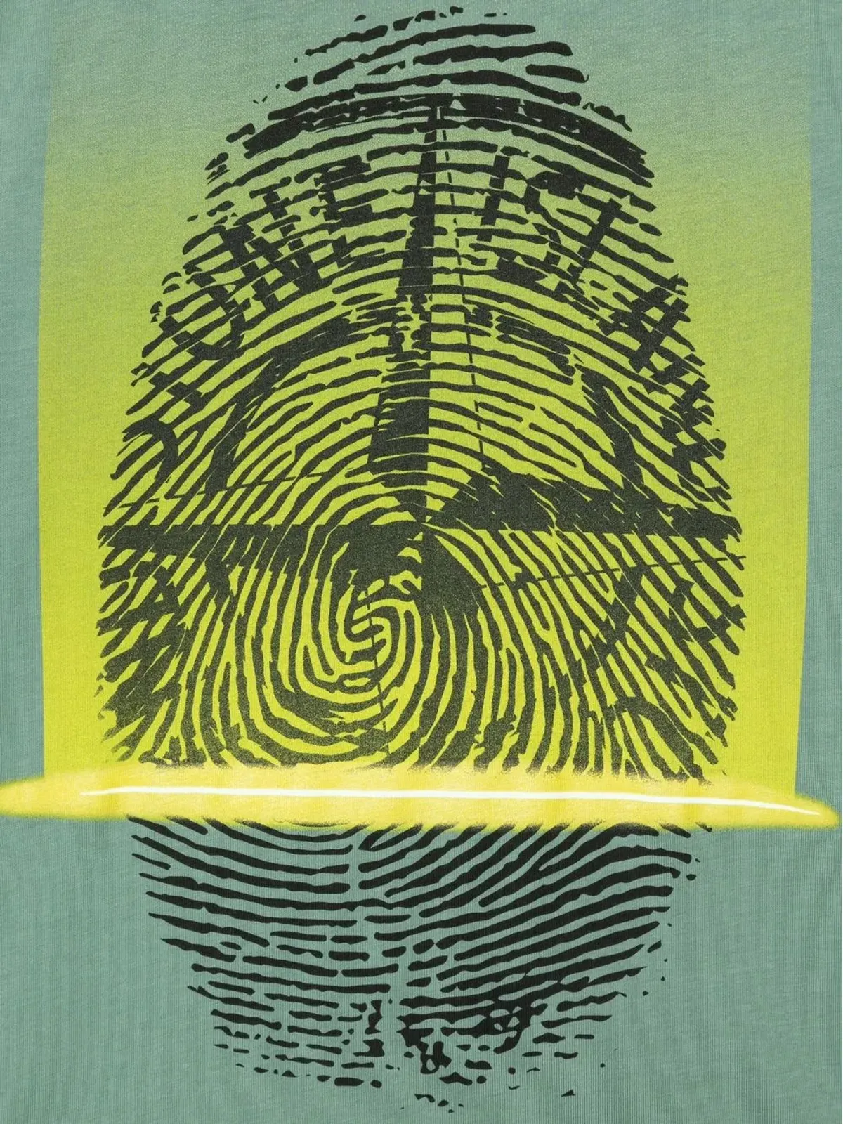 Stone Island Junior 指紋ロゴ Tシャツ - 画像3