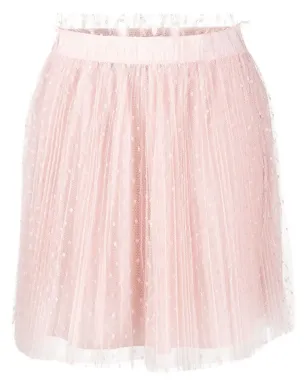 RED Valentino ポイントデスプリエ風チュールプリーツミニスカート - サムネイル1