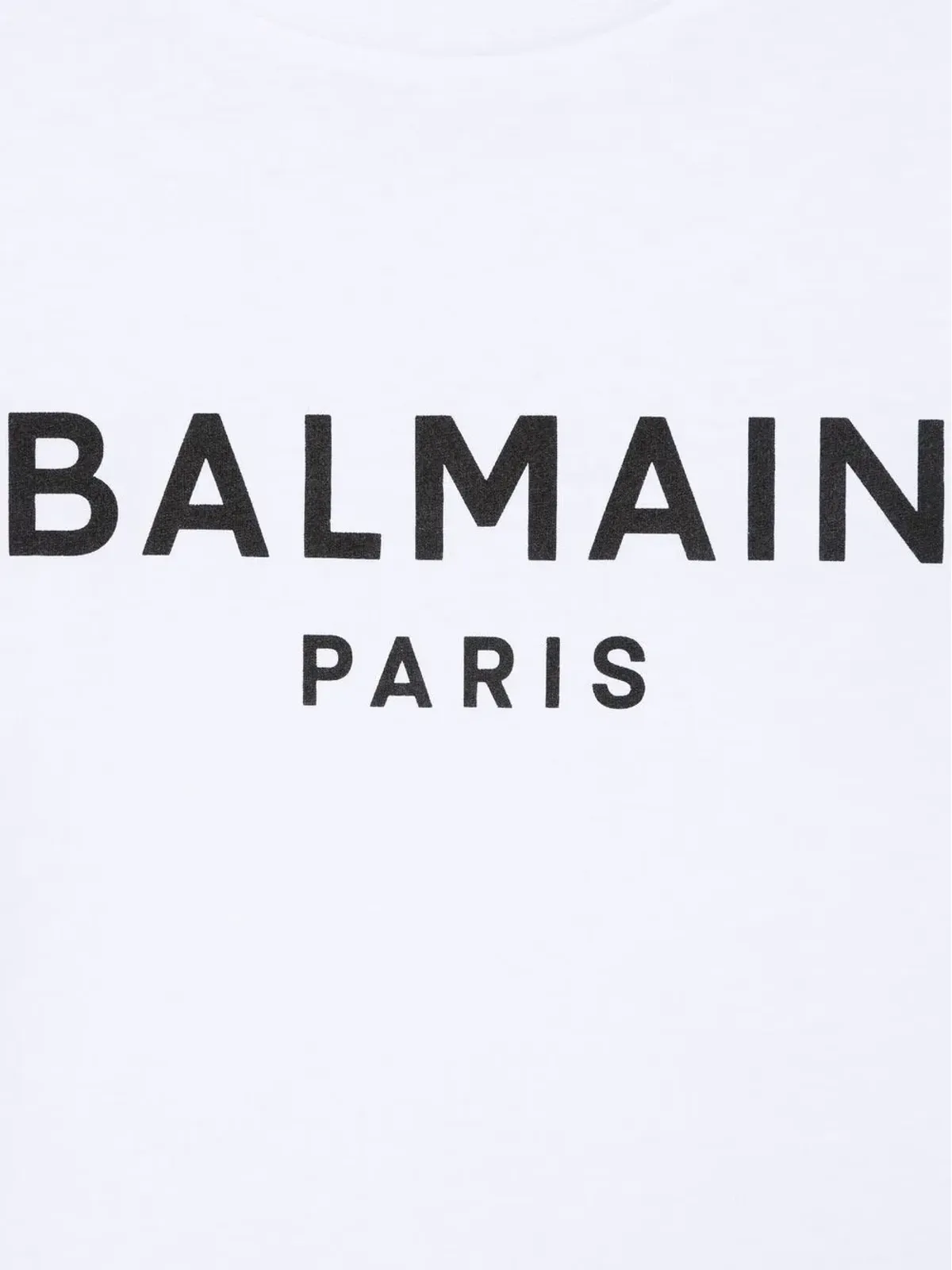 Balmain Kids logo crew-neck T-shirt - White - 画像3