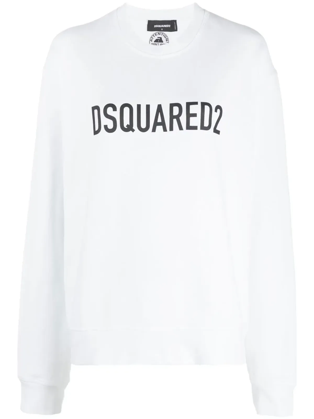 DSQUARED2 ロゴプリント コットン スウェットシャツ - White - 画像1