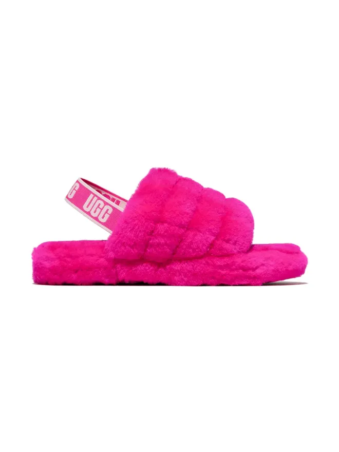 UGG Kids UGG Kids Fluff Yeah shearling slides - Pinkの商品画像