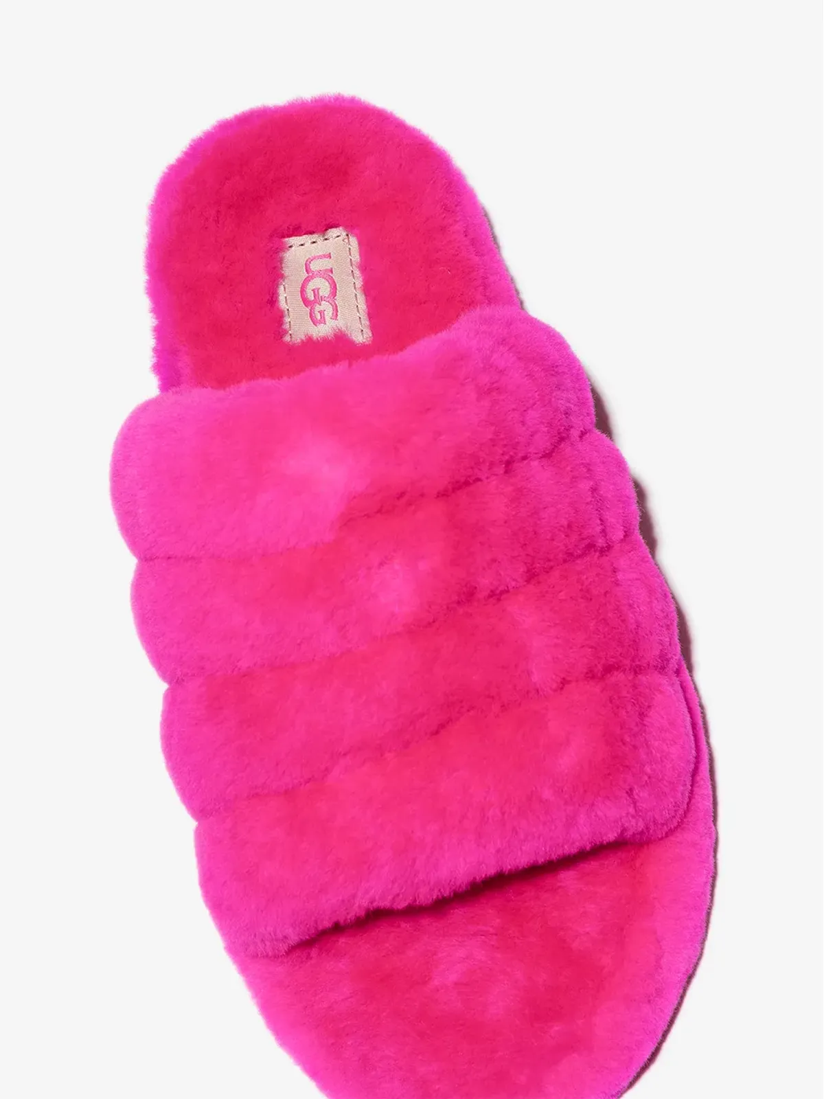 UGG Kids Fluff Yeah shearling slides - Pink - 画像5