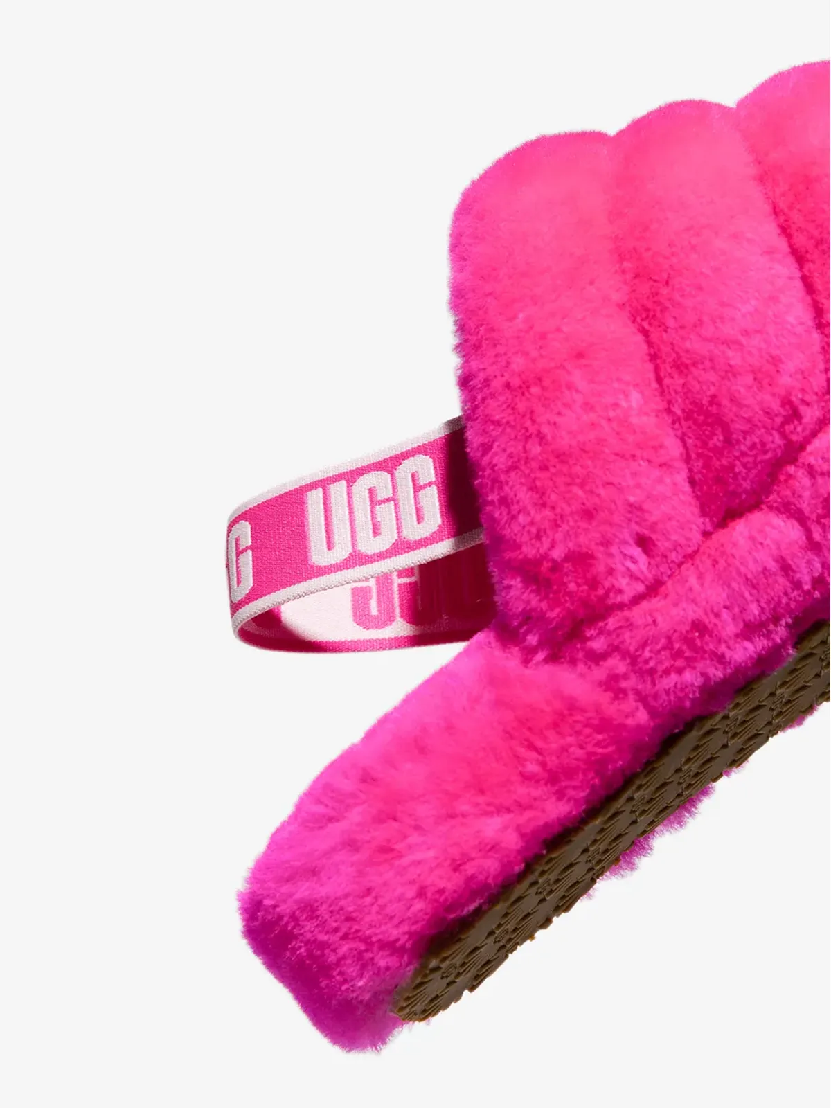 UGG Kids Fluff Yeah shearling slides - Pink - 画像3