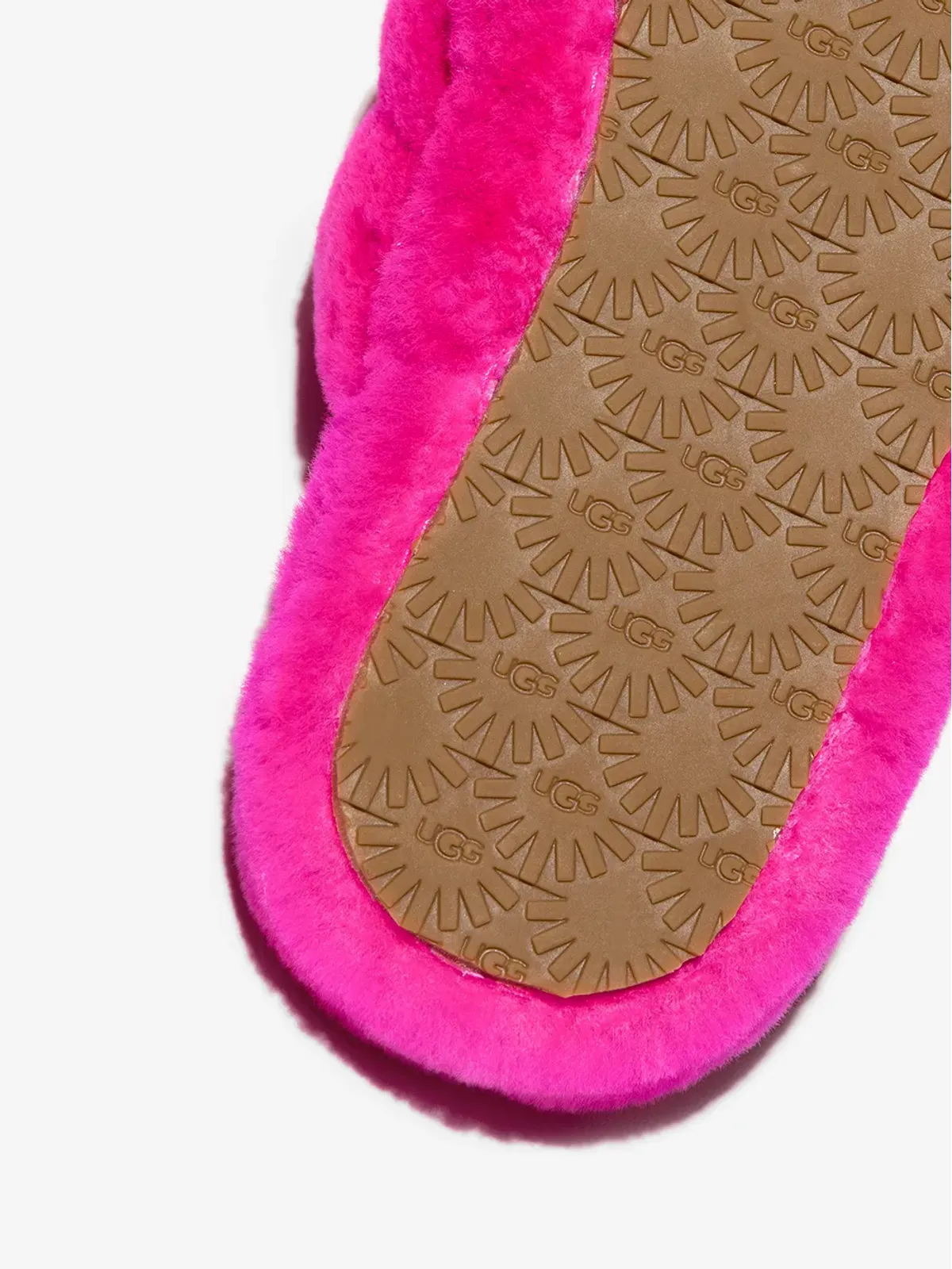 UGG Kids Fluff Yeah shearling slides - Pink - 画像4