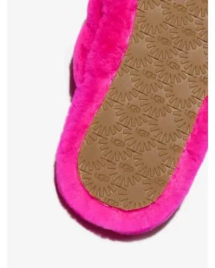 UGG Kids Fluff Yeah shearling slides - Pink - サムネイル4