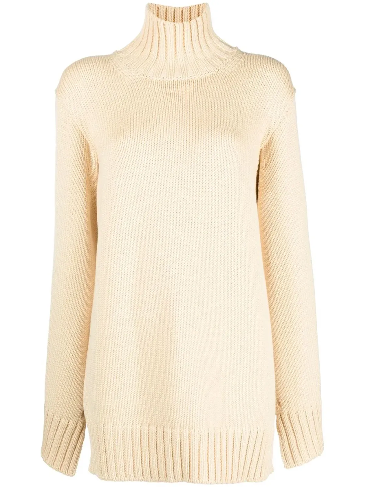 Jil Sander スリットスリーブ ハイネック ジャンパー - 画像1
