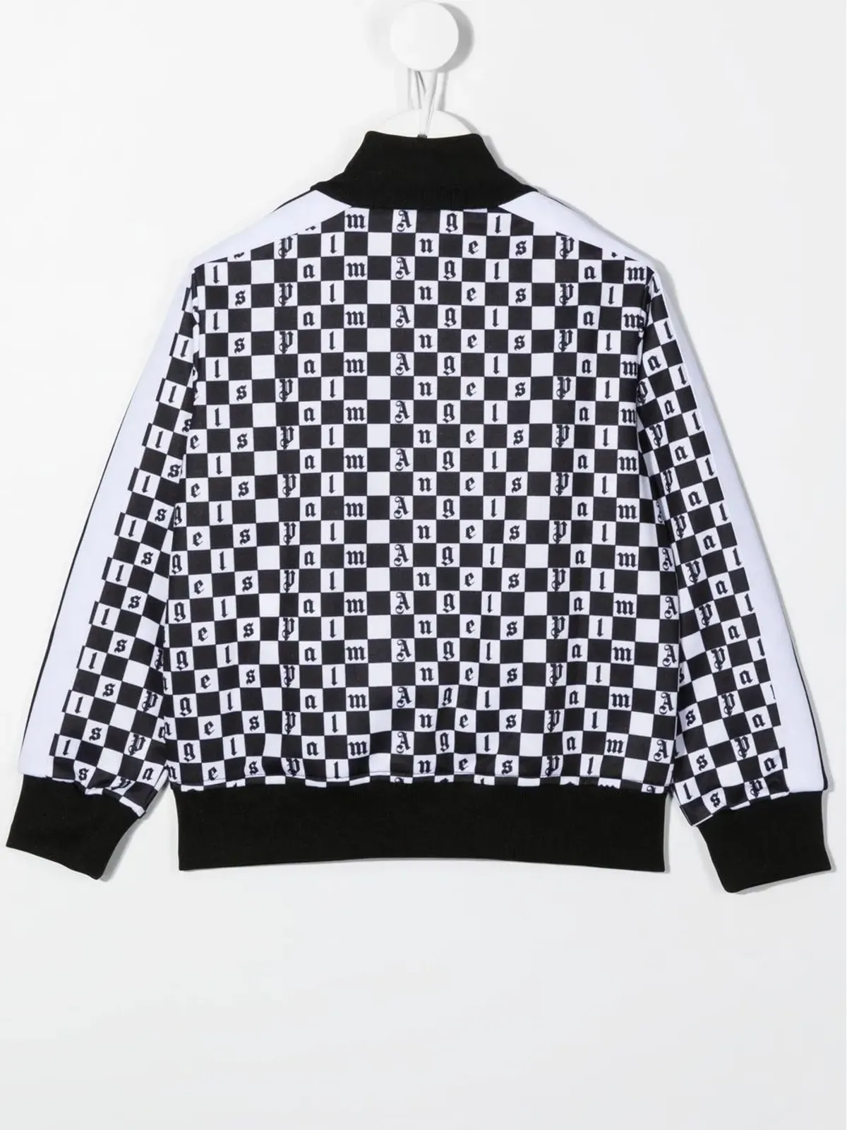 Palm Angels Kids ロゴチェックプリントジャケット - White - 画像2