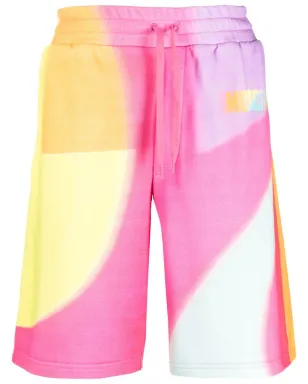 Moschino 虹色プリント トラックショーツ - サムネイル1