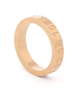 Maison Margiela 数字刻印リング - ゴールド - サムネイル2
