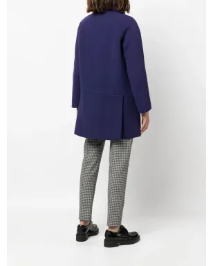 A.N.G.E.L.O. Vintage Cult 1960s ピーターパンカラー ボタン留め コート - 紫 - サムネイル4