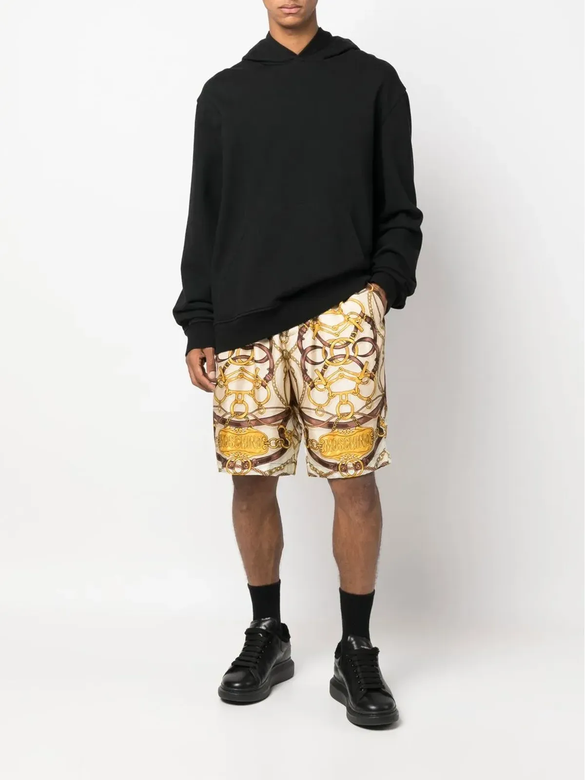 Moschino テディプリント シルクショーツ - 画像2