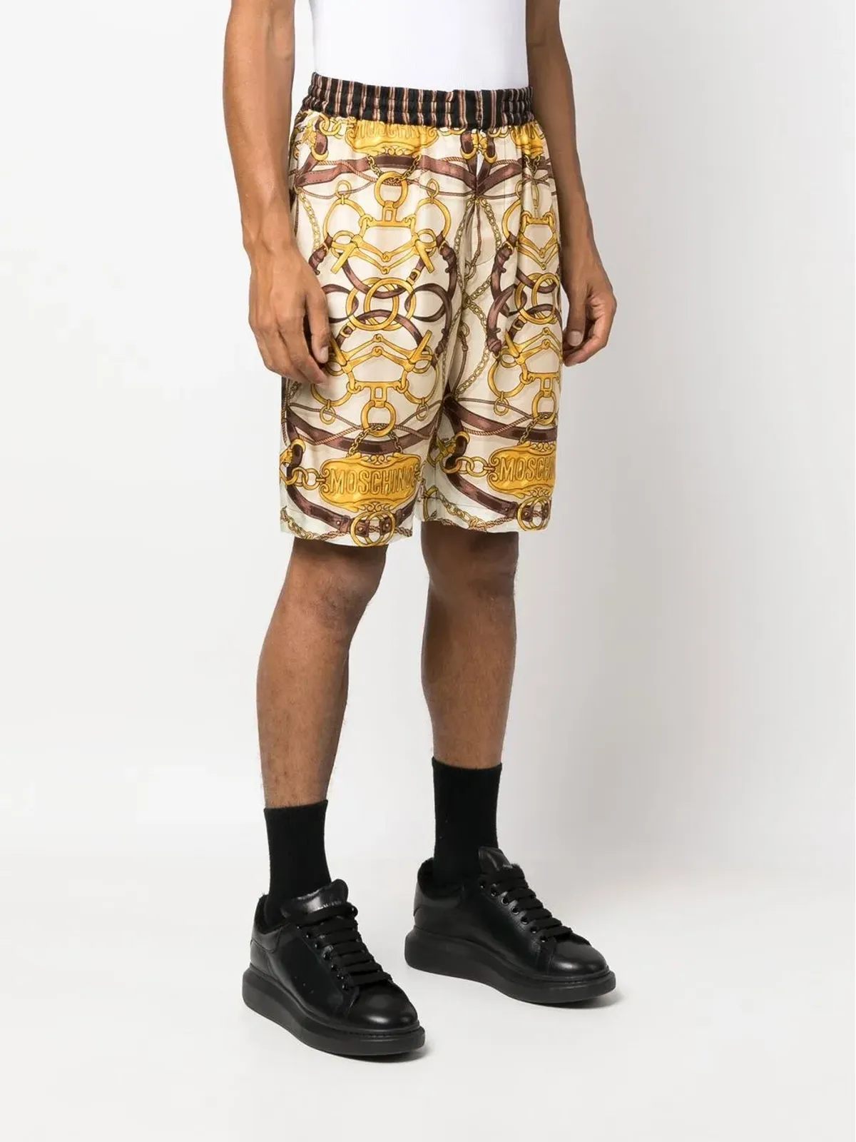 Moschino テディプリント シルクショーツ - 画像3