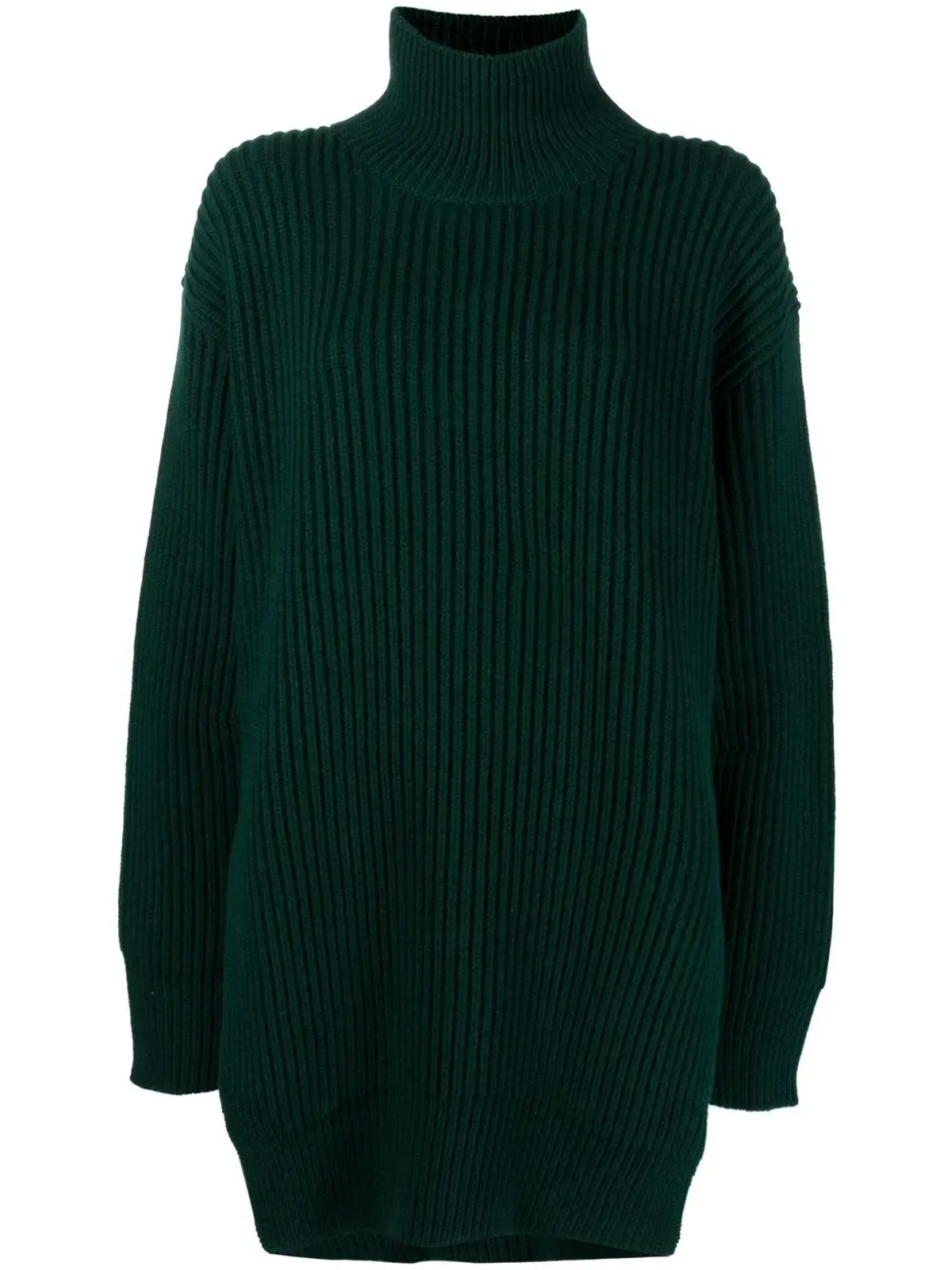 Jil Sander ロールネックリブ編みセーター - 画像1