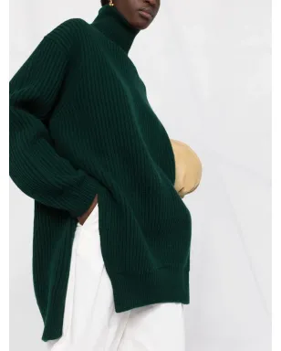Jil Sander ロールネックリブ編みセーター - サムネイル5