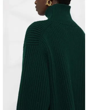 Jil Sander ロールネックリブ編みセーター - サムネイル3