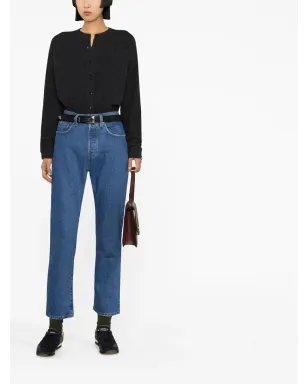 Levi's 501 クロップドストレートジーンズ - ブルー - サムネイル2