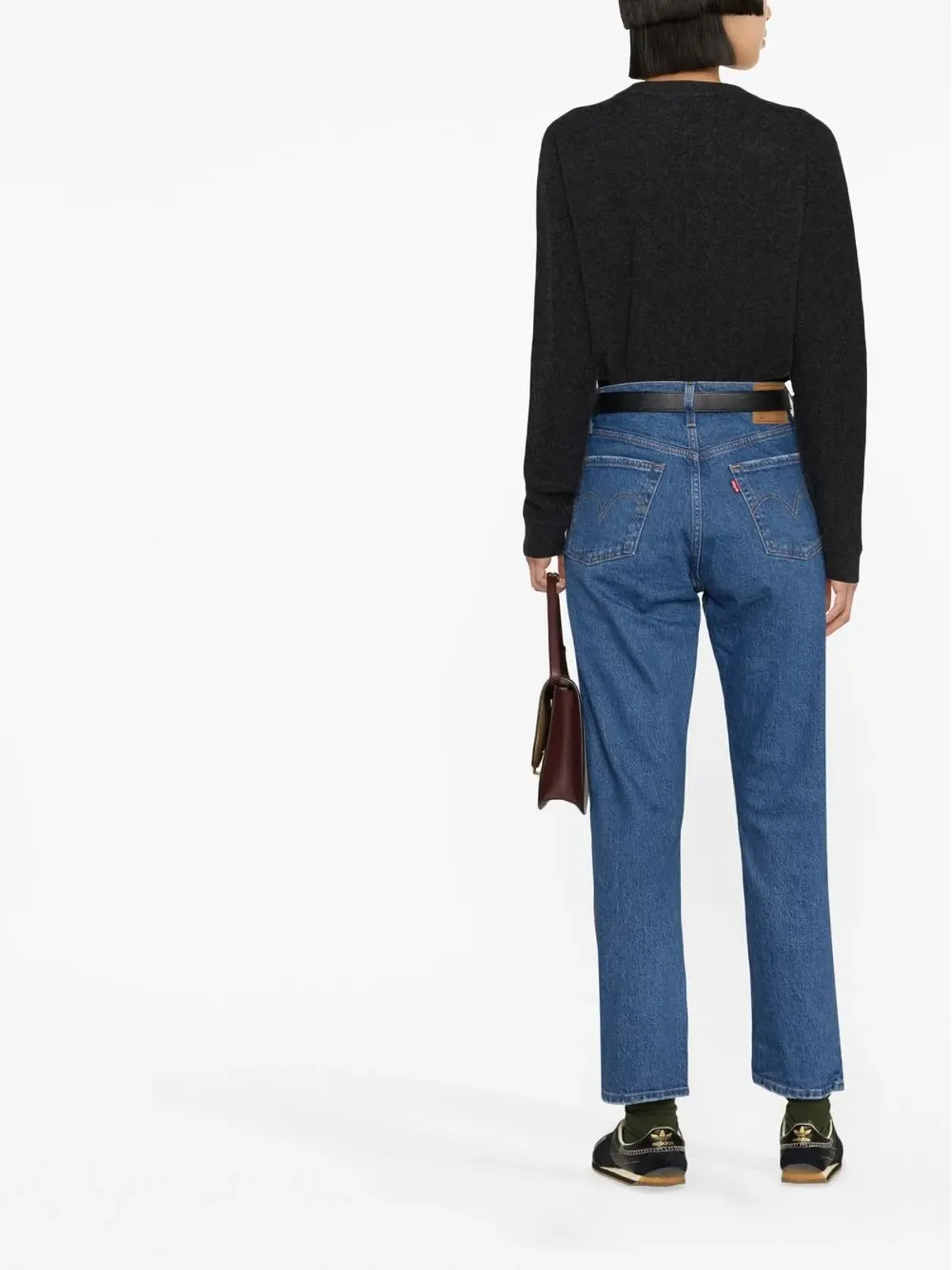 Levi's 501 クロップドストレートジーンズ - ブルー - 画像3