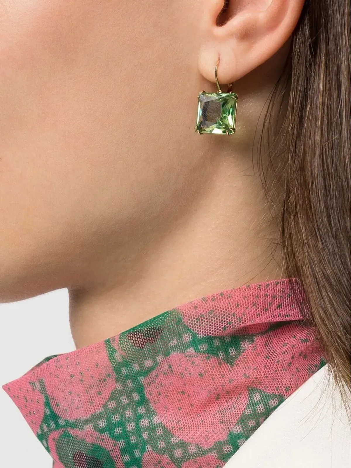 Swarovski Millenia クリスタル装飾ドロップピアス - 画像2