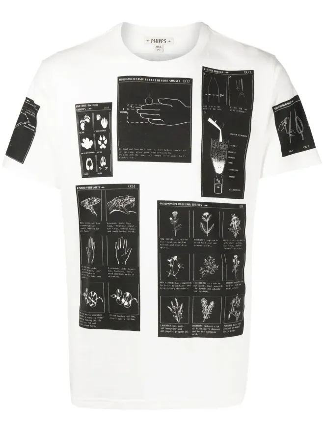 PHIPPS Phipps グラフィックプリントTシャツの商品画像