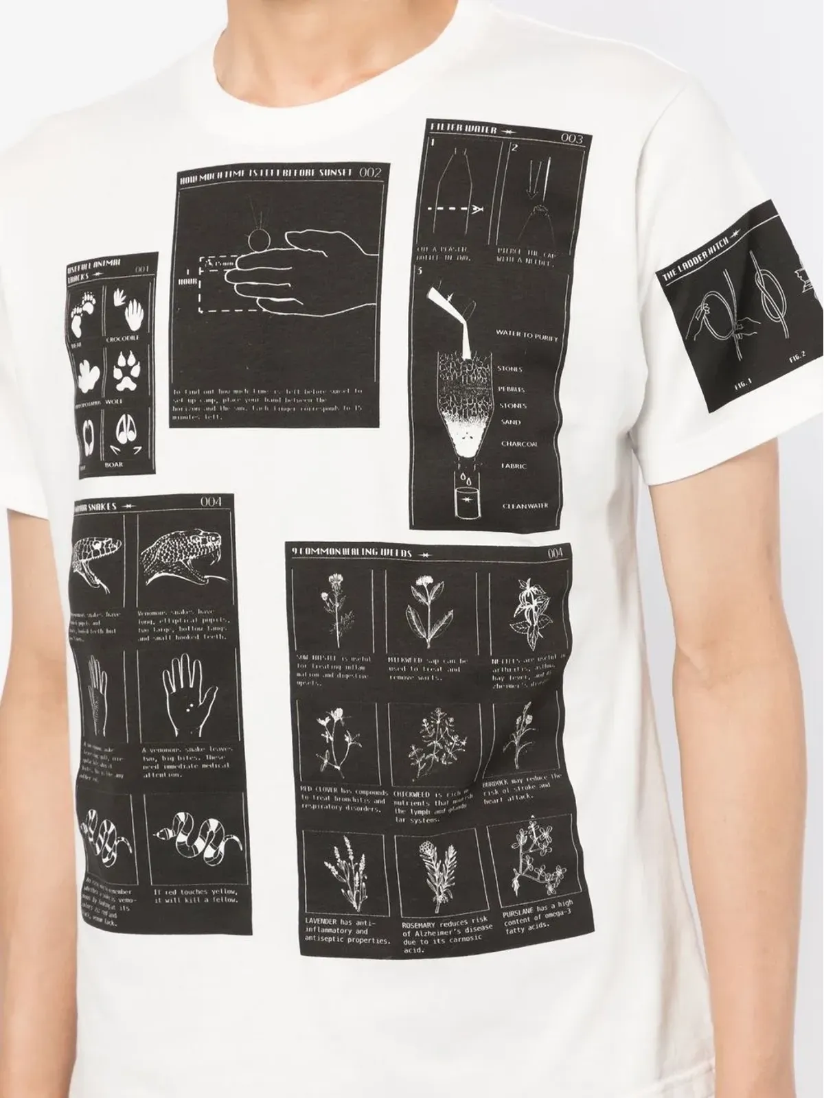 Phipps グラフィックプリントTシャツ - 画像5
