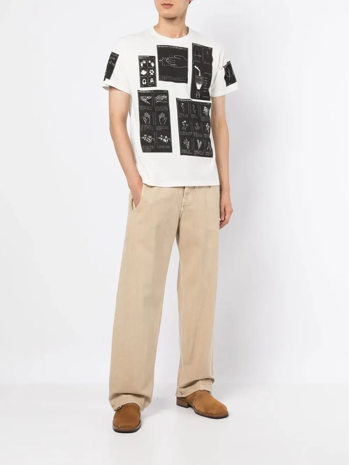 Phipps グラフィックプリントTシャツ - 画像2
