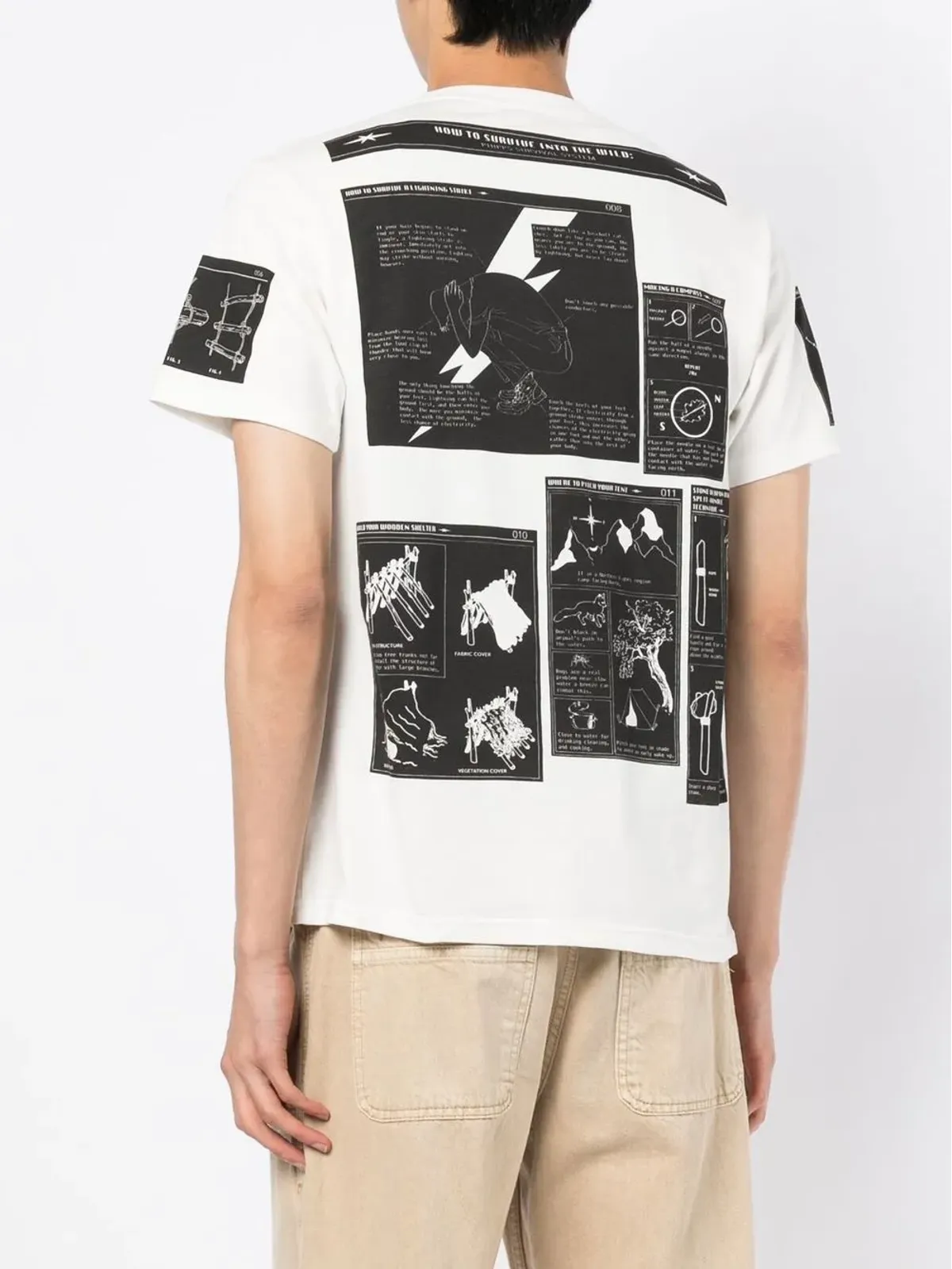 Phipps グラフィックプリントTシャツ - 画像4