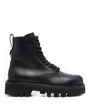Furla レースアップレザーブーツ - サムネイル1