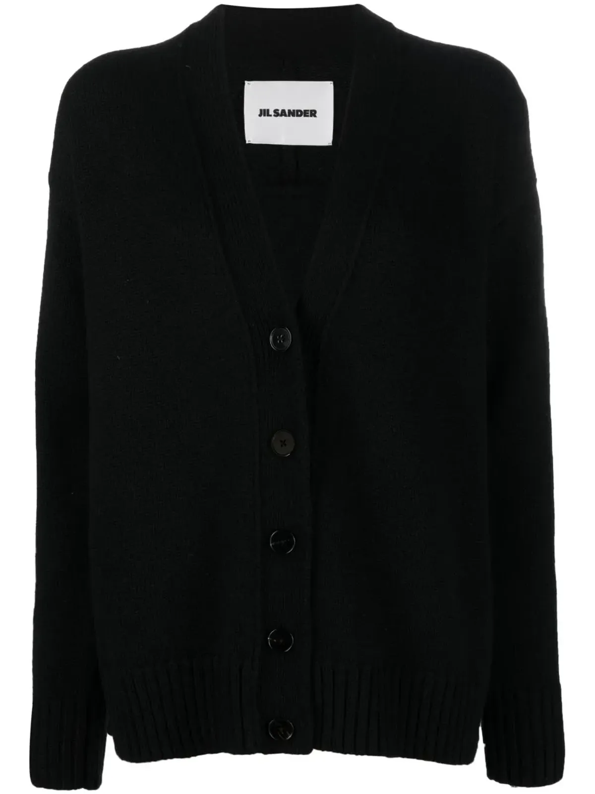 Jil Sander Vネック前ボタン留めカーディガン - 画像1
